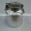 5L Locking Cover Anodized Aluminum Milk Can For Water Beer Beverage