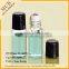 Wholesale small glass bottle 12ml mini refillable perfume glass roll on bottle