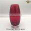 Hand Blown Bubble Bottom Glass Vase for Flower Arrangements