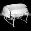 New 2 Pack of 8 Quart Stainless Steel Rectangular Chafing Dish Full Size