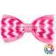 Fancy Blue Bow Knot Hair Accessories Alligator Clips Baby Girl Bows/ Hair Bow Ribbon
