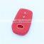 3 BTN Car key silicone cover case Fit For Toyota Camry highlander prado