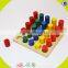 2017 New design preschool blocks wooden montessori infant toys W12F012