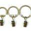 4 Colors - Iron Curtain Ring With Clip / Rod Ring With Clip Hanging / A Ring With A Clip
