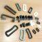Black, White, Color, Plastic POM NYLON Loops, Rectangle rings