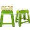 EUROPE colorful cheap kitchen plastic folding chair / washing car/ fishing stool