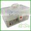 2016 New Product Wholesale Travel Emergency Empty First Aid Plastic Medical Storage Box With Compartment