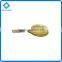 Wood Hair Comb Yellow Bottom Comb