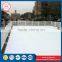 Synthetic backyard hockey rink made of UHMW/HDPE plate