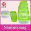 PP 5Pcs Multilayer food crisper food grade Plastic Container