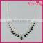 Wholesale black crystal rhinestone necklace WNLC-107