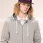 Unisex cotton Fleece sweatshirts with zip up hoodies custom blank hoodies