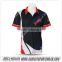 100% polyester casual T shirts custom dye sublimation motor polo gym racing polo jerseys