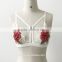sexy underwear woman transparent nighty photos lingerie sexy hotlace triangle bra sheer bra flower embroidery bra