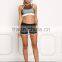 MGOO 2017 New Style Black Leatherette Lace Up Shorts Block White Black Shorts Sexy Cool Mini Sexy Shorts
