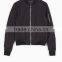 2017 New Fashion Design Classic 100% Polyester Zipper Black Custom Bomber Jackets