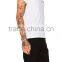 China OEM embroidery words custom mens white t shirts