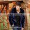 Mens Black Faux Mink Fur Overcoat Hooded Men Faux Fur Coats Warm Winter Jackets Plus Size New