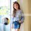 S17607A Fashion Tops Tees Cotton Blouse Child Casual Clothes