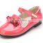 2016 girls beautiful Imitation leather hard sole student shoes