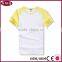 two tone t-shirt 95 cotton /5 elastane t-shirt