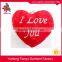 30*30cm High Quality Soft Plush Red Heart Love Pillow