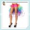 Adult Womens Rainbow Colors Puffy Mini Tulle Petticoat HPC-0971