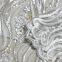 Factory direct white wedding decoration and textured wedding dress fabric