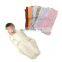 Super Soft Solid Color Baby Adjustable Swaddle Sack Infant Baby Wrap