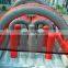 Giant Inflatable Sport Games,Inflatable Obstacle Course With Climbing Wall & Tunnel Bungee Run For Adult And Kids