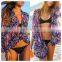 Sexy women chiffon swimwear cover up