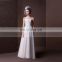 Charming A-line Criss Cross Pleat Sweet Heart Beads Cap Sleeve Chiffon Wedding Dress Gathered Skirt