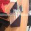 Table top clear acrylic brochure display with 2 compartments