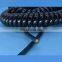 spiral retractable coil network cat5e patch cable Low Voltage Flexible Retractable Spiral Spring Coiled Cable
