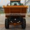 front hydraulic mining 4 wheel drive FCY70 Loading capacity 7 tons dump car used for farming