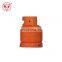 CE certification 2kg lpg gas cylinder for kitchen cooking