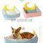 Creative dog cat Cartoon Moon cradle bed nest pet house Bed Soft Padded pet bed