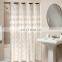 Custom New Fancy Designs Bathroom Hotel Hookless Shower Curtain in China