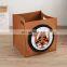amazon hot selling product felted woolen soft storage bins and basket
