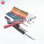 Custom packaging wholesale ergonom crochet hook set rubber handle crochet hook