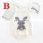 2019 easter day baby knitted clothes rompers 100% cotton bodysuits winter warm toddler clothing