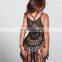 Sexy women hollow out beach cover up crochet bikini cover ups tassel cover-ups bathing suit swimwear dress swimsuit vestido