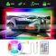 new design 16 COLOR SELECTION LED Strip TV Back light 6.6ft, 2M music voice Control, USB Powered LED Light Strip with RF Remote