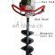 Garden power auger earth drill bit making holes hydraulic soil machine