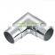 Trade assured casting mirror or satin stainless steel handrail joint connector fitting railing pipe elbow