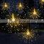 Festival Hanging Starburst String Lights  firework Copper Fairy Garland christmas lights for outdoor