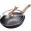 smart cook deep frying pan with glass cover