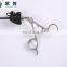 Laparoscopic flexible grasping v shape forceps