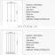 modern three head or six head fashion acrylic LED pendant fixture candle shape hanging chandelier