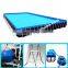 Outdoor hot sale swimming pool metal frame swimming pool inflatable for kids and adults